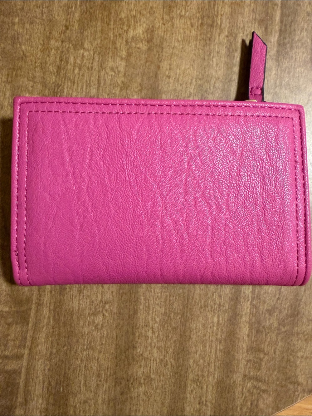 Barbiecore Hot Pink Wallet with Gold Accents - Picture 2 of 12